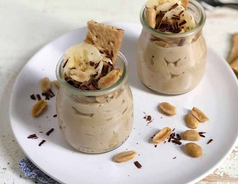 Soynut Butter Banana Pudding Parfaits