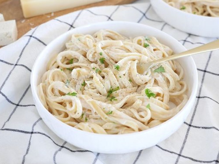 Tofu Alfredo Pasta