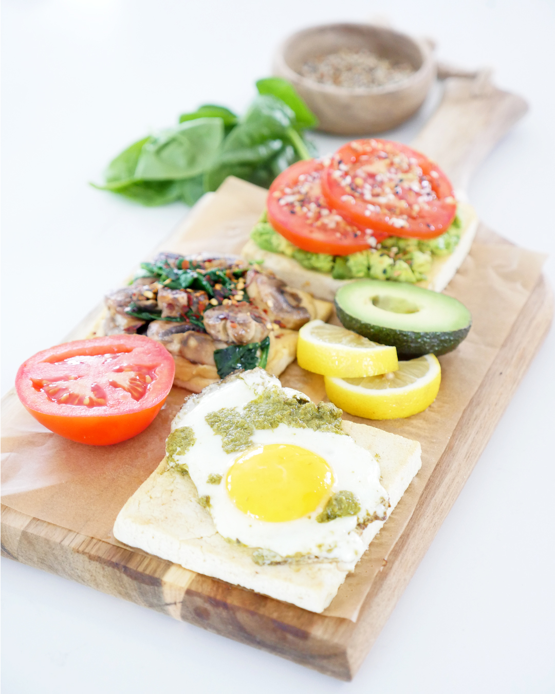 Tofu “Bread” Toast 3 Ways3