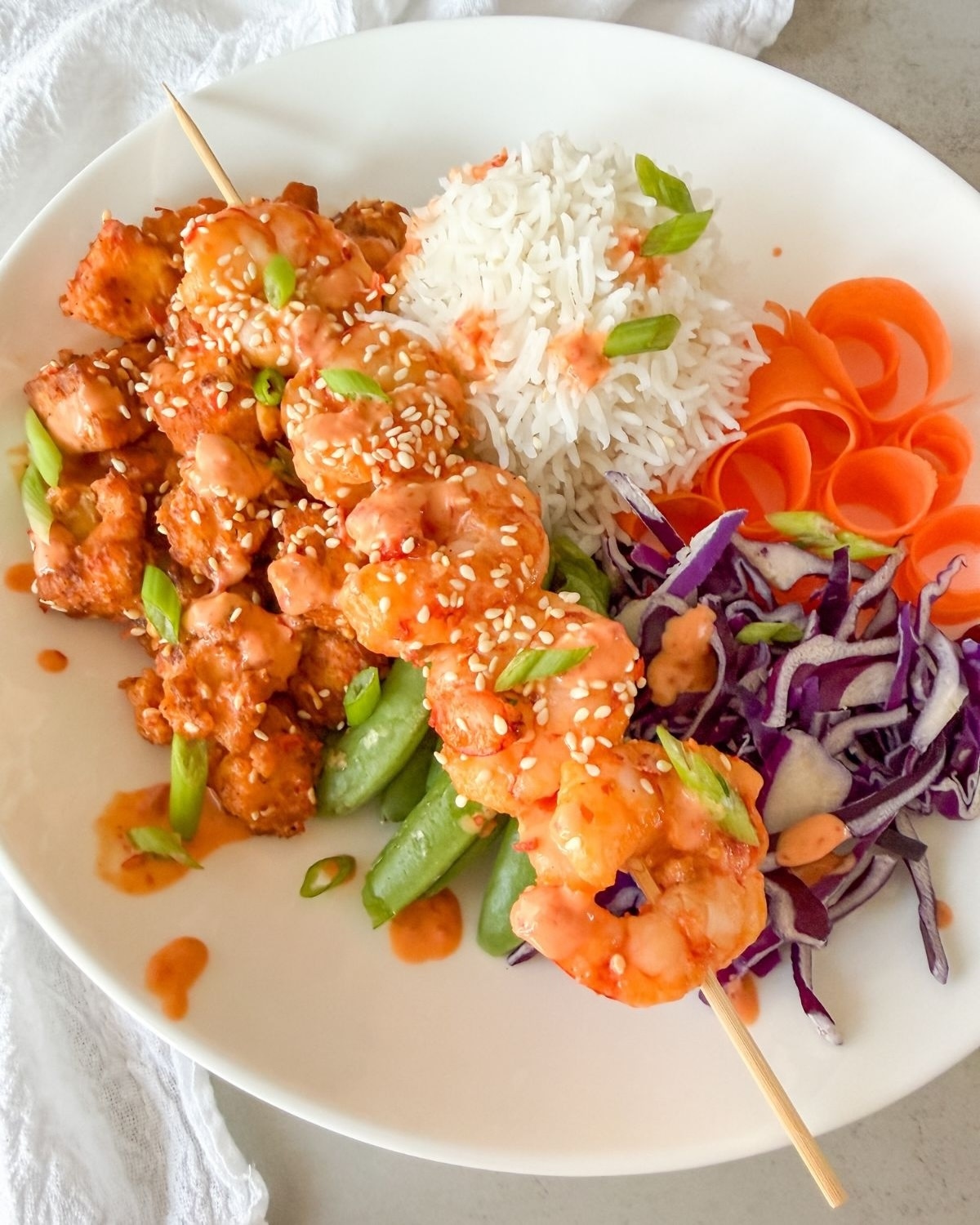 AirFryerBangBangTofuAndShrimpBowl