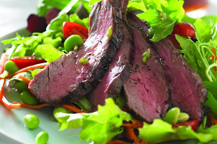 Beef-Salad-w-Ginger-Soy-Dressing Beef Salad with GingerDressing